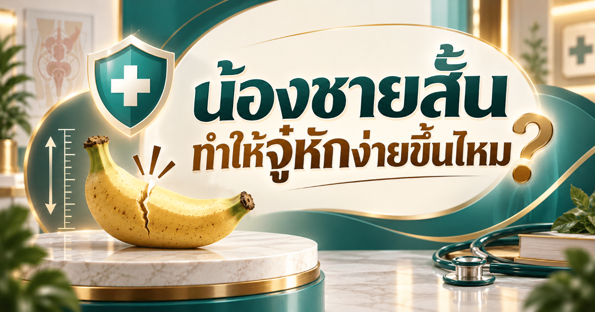 น้องชายสั้นทำให้จู๋หักง่ายขึ้นไหม?
