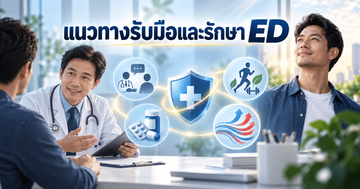 แนวทางรับมือและรักษา ED