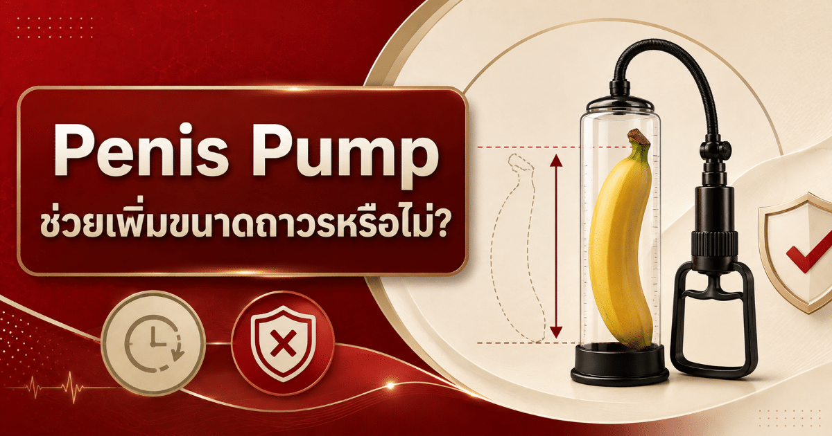 Penis Pump ช่วยเพิ่มขนาดถาวรหรือไม่?