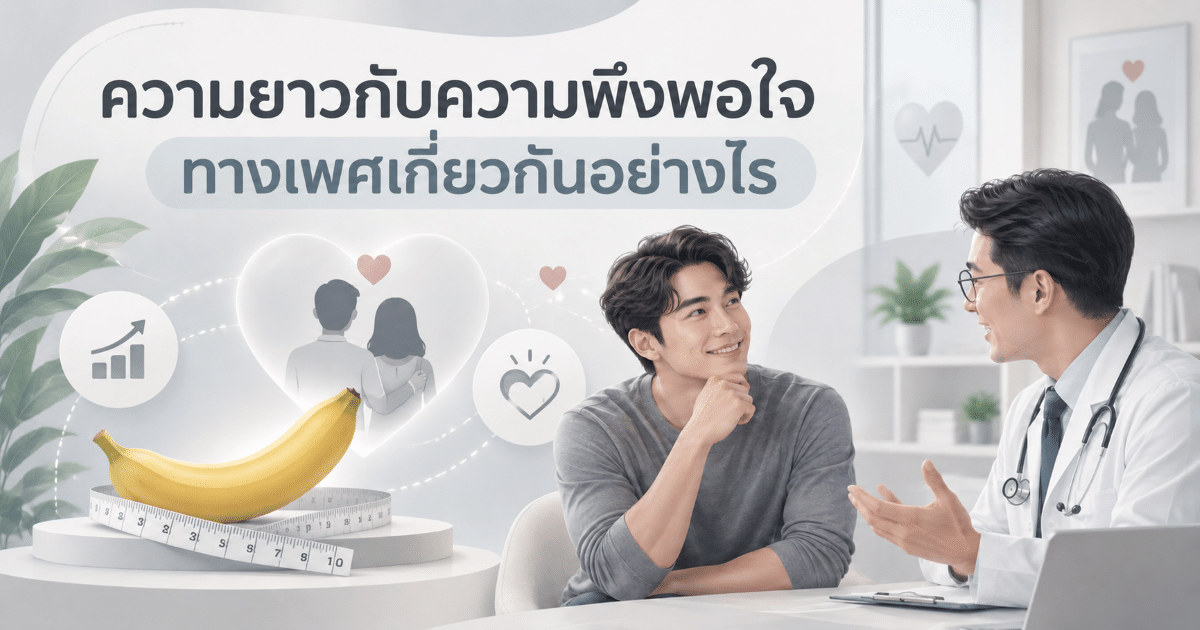 ความยาวกับความพึงพอใจทางเพศเกี่ยวกันอย่างไร