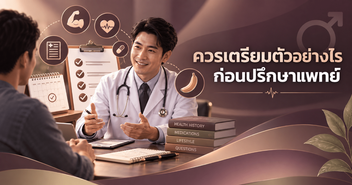 ควรเตรียมตัวอย่างไรก่อนปรึกษาแพทย์