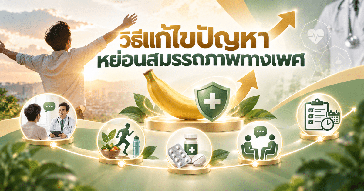 วิธีแก้ไขปัญหาหย่อนสมรรถภาพทางเพศ