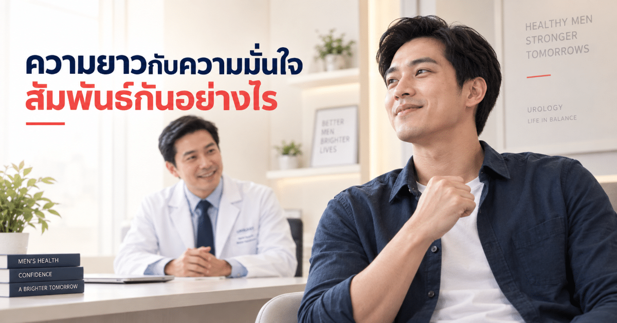 ความยาวกับความมั่นใจสัมพันธ์กันอย่างไร