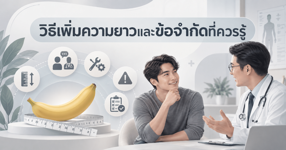 วิธีเพิ่มความยาวและข้อจำกัดที่ควรรู้