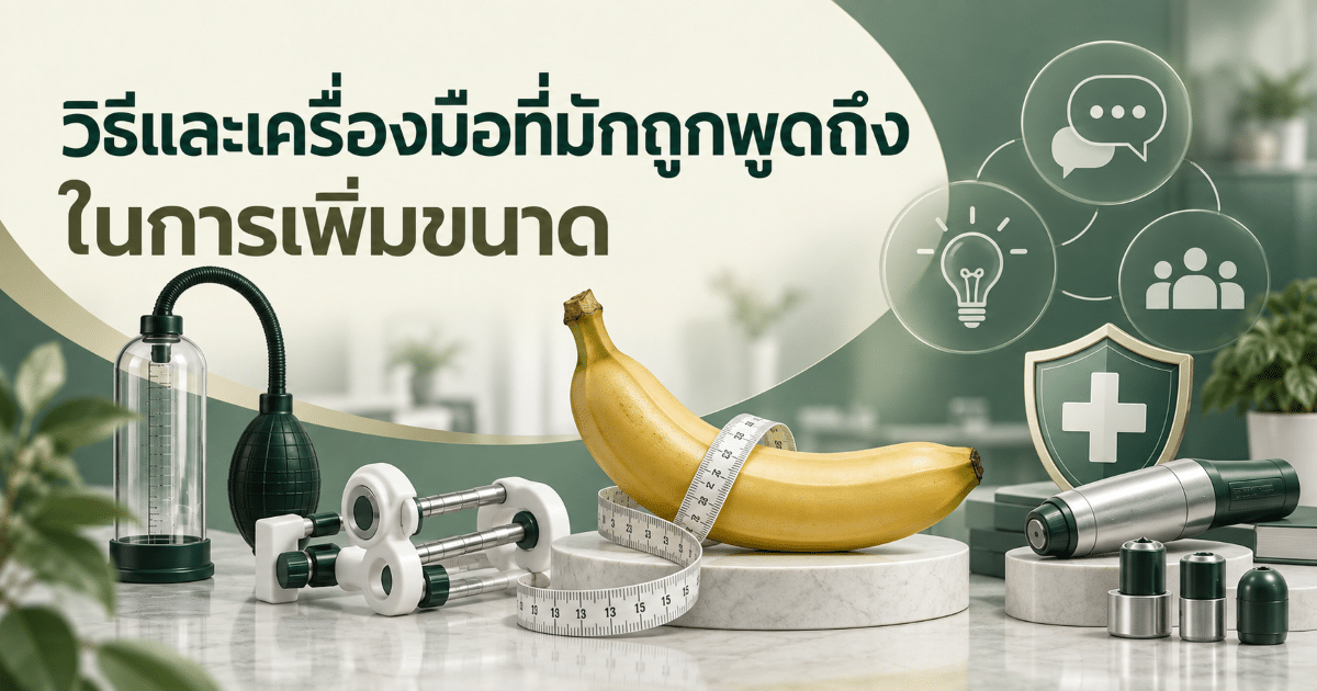 วิธีและเครื่องมือที่มักถูกพูดถึงในการเพิ่มขนาด