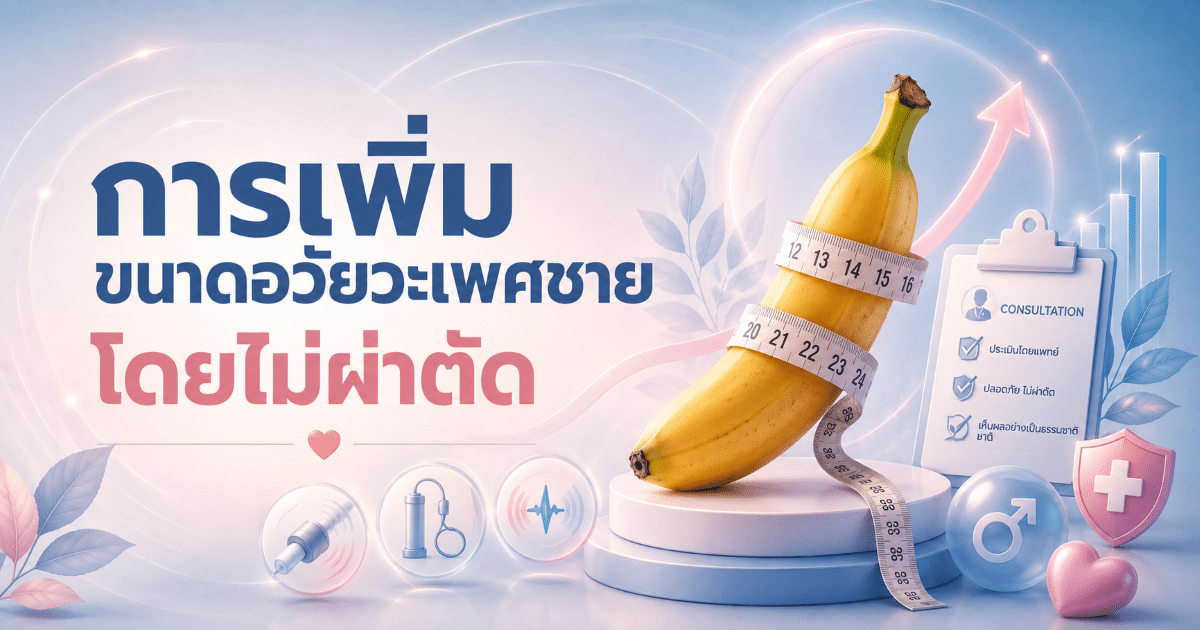 การเพิ่มขนาดอวัยวะเพศชายโดยไม่ผ่าตัด