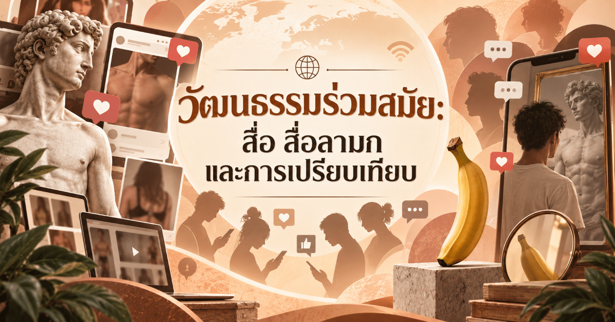 วัฒนธรรมร่วมสมัย: สื่อ สื่อลามก และการเปรียบเทียบ