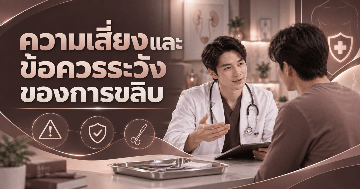 ความเสี่ยงและข้อควรระวังของการขลิบ
