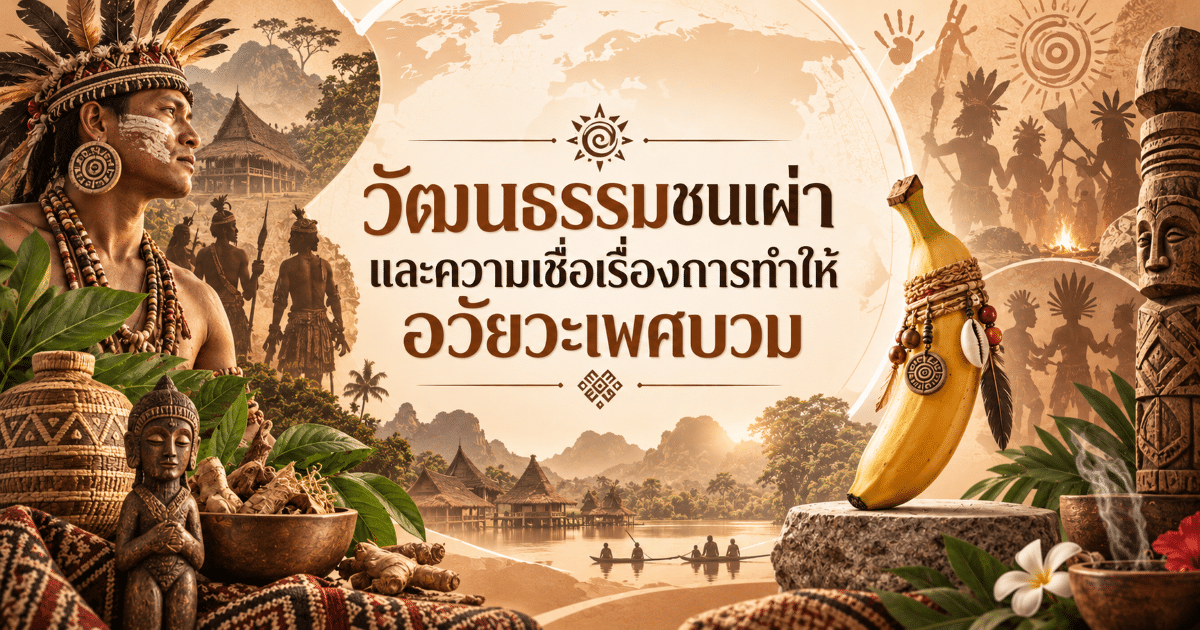 วัฒนธรรมชนเผ่าและความเชื่อเรื่องการทำให้อวัยวะเพศบวม