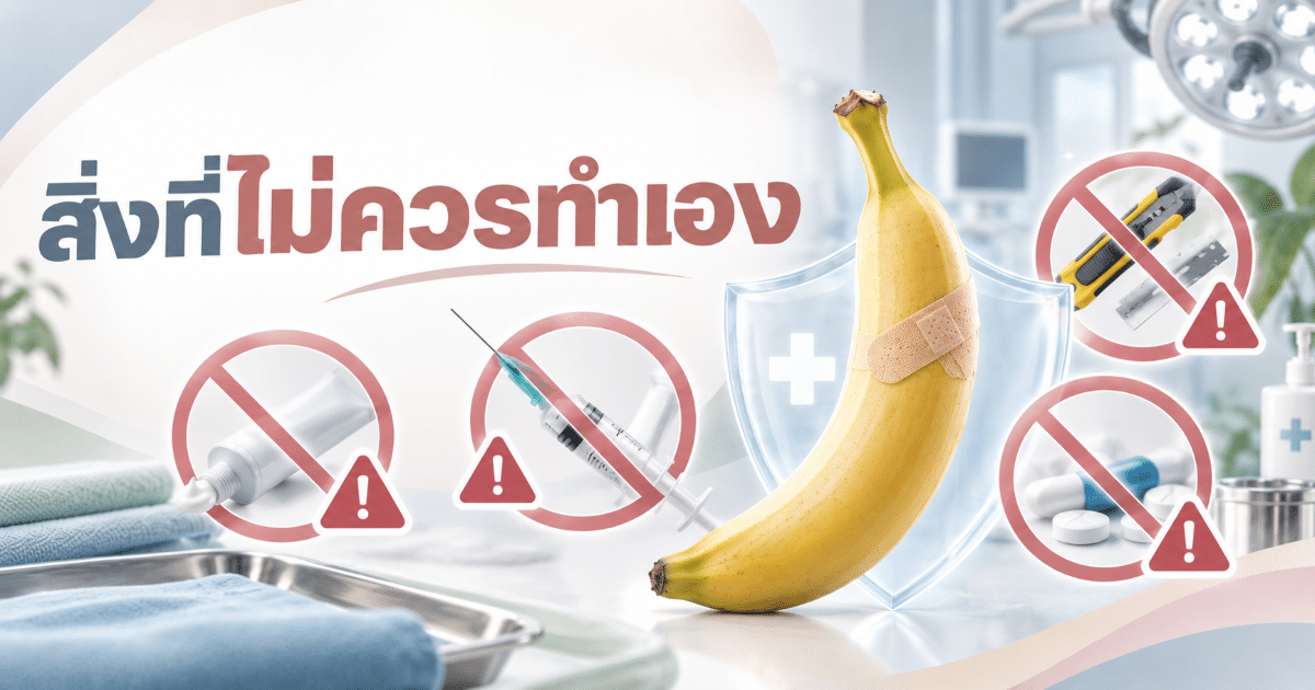 สิ่งที่ไม่ควรทำเอง
