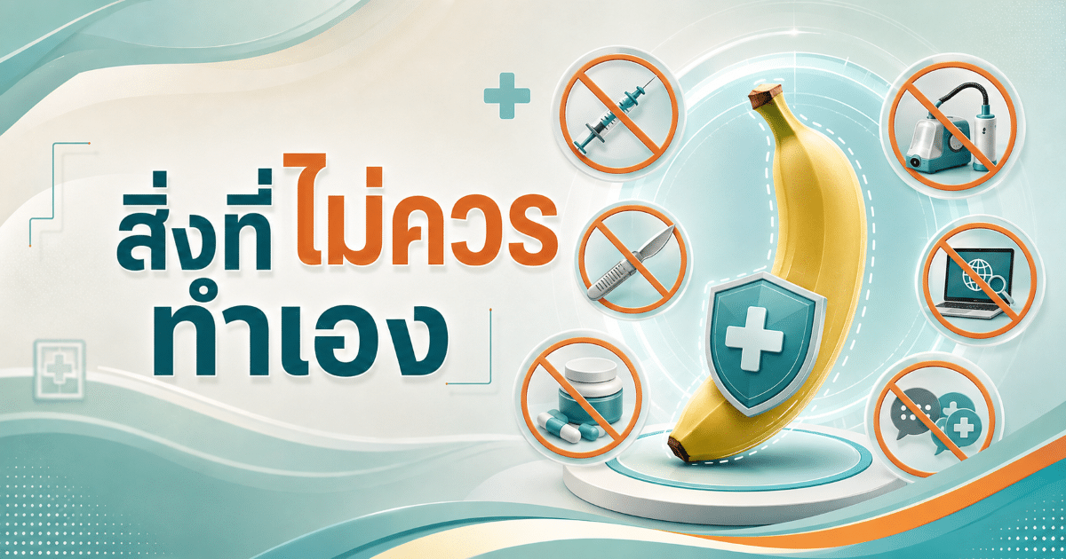 สิ่งที่ไม่ควรทำเอง