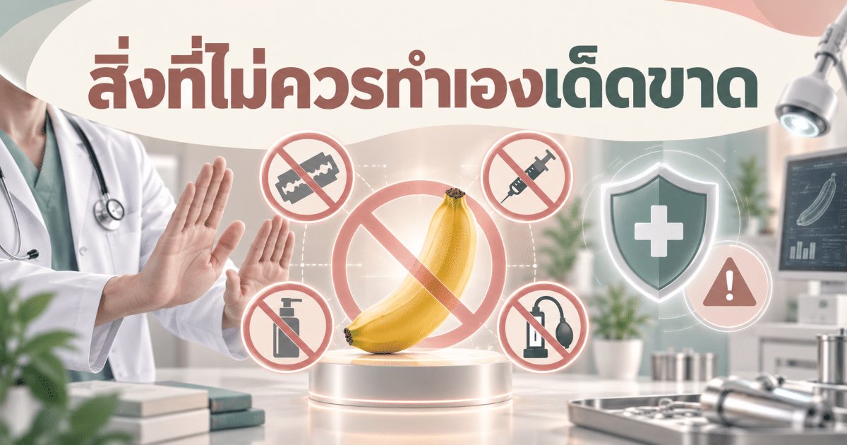 สิ่งที่ไม่ควรทำเองเด็ดขาด