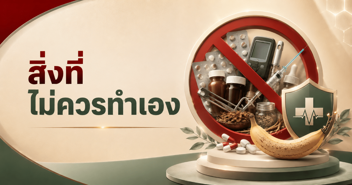 สิ่งที่ไม่ควรทำเอง