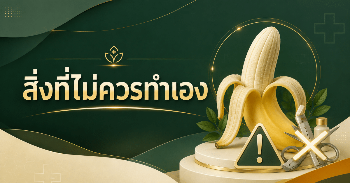 สิ่งที่ไม่ควรทำเอง