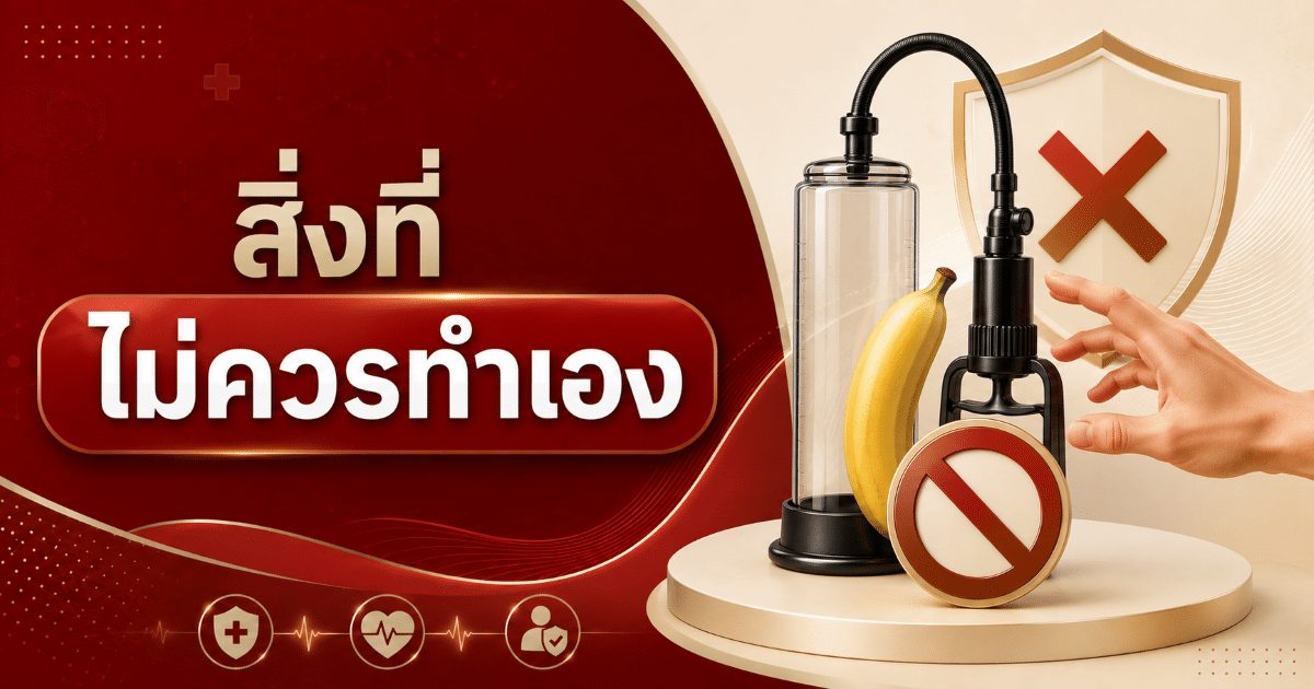 สิ่งที่ไม่ควรทำเอง