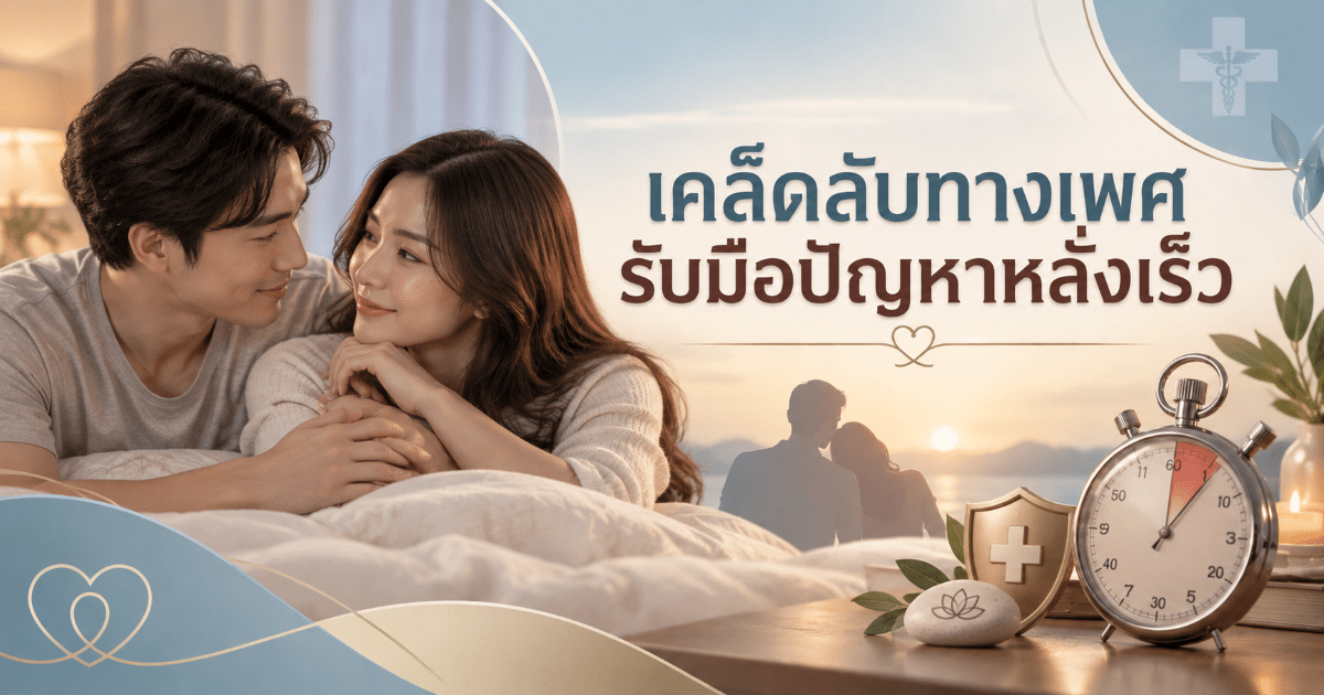 เคล็ดลับทางเพศ รับมือปัญหาหลั่งเร็ว