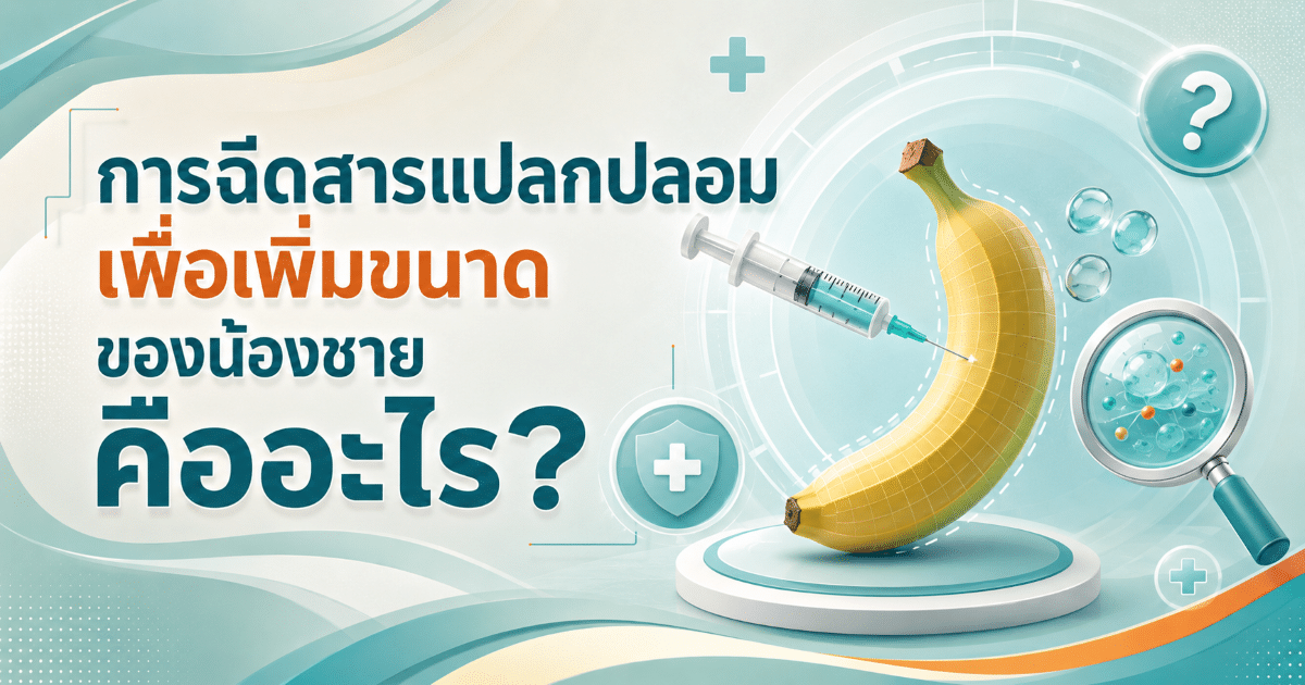 การฉีดสารแปลกปลอมเพื่อเพิ่มขนาดของน้องชายคืออะไร?