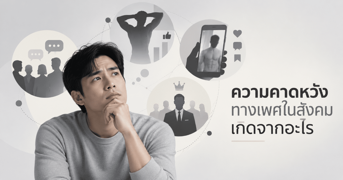 ความคาดหวังทางเพศในสังคมเกิดจากอะไร