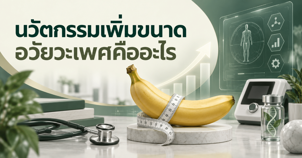 นวัตกรรมเพิ่มขนาดอวัยวะเพศคืออะไร