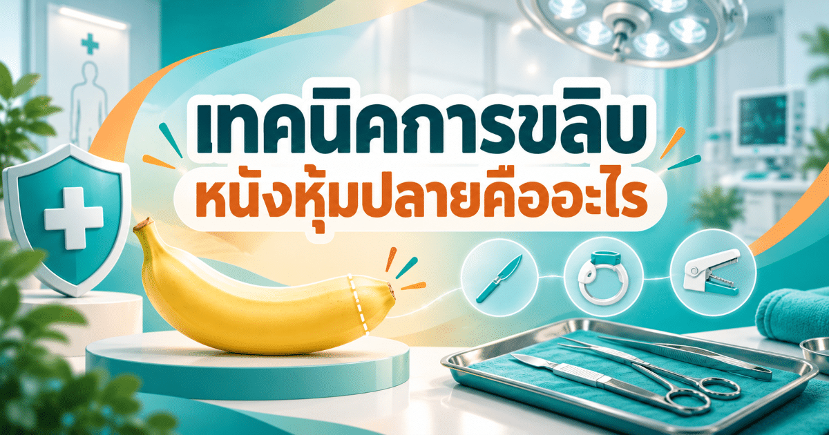 เทคนิคการขลิบหนังหุ้มปลายคืออะไร