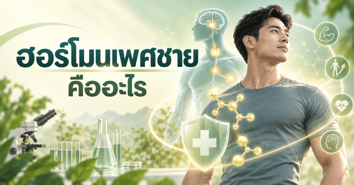 ฮอร์โมนเพศชาย คืออะไร
