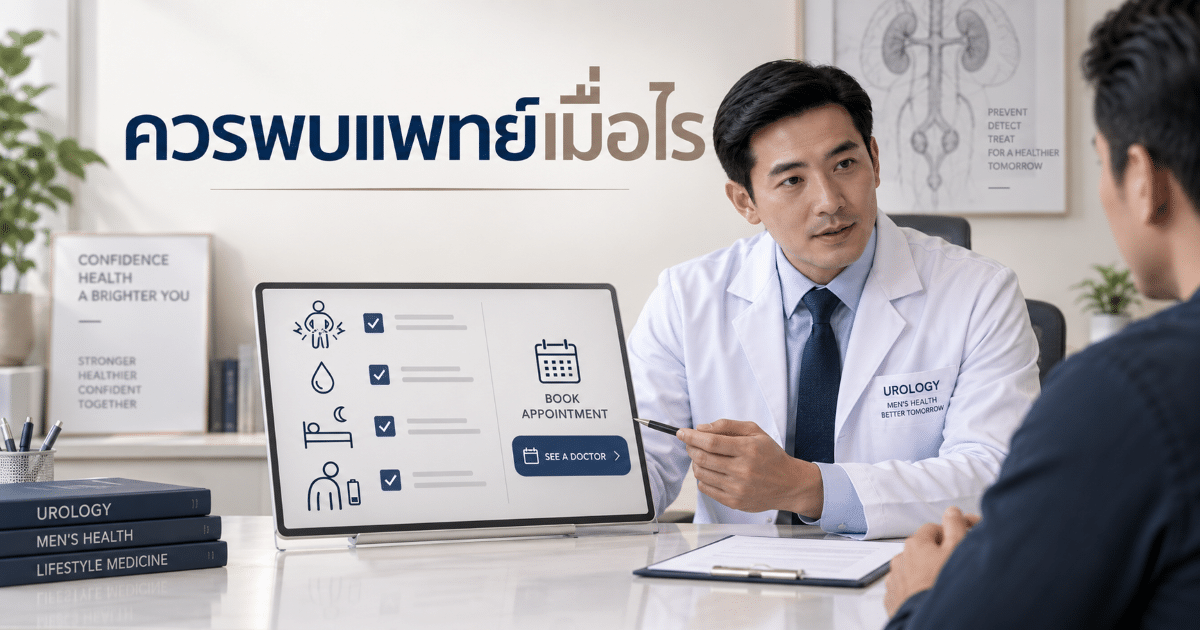 ควรพบแพทย์เมื่อไร