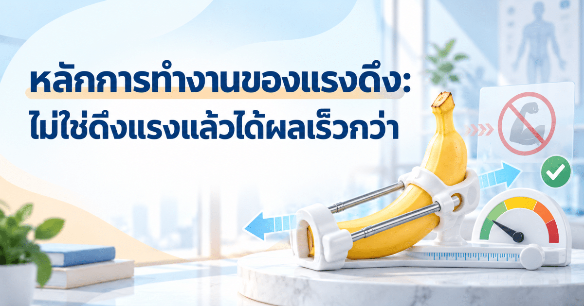 หลักการทำงานของแรงดึง: ไม่ใช่ดึงแรงแล้วได้ผลเร็วกว่า