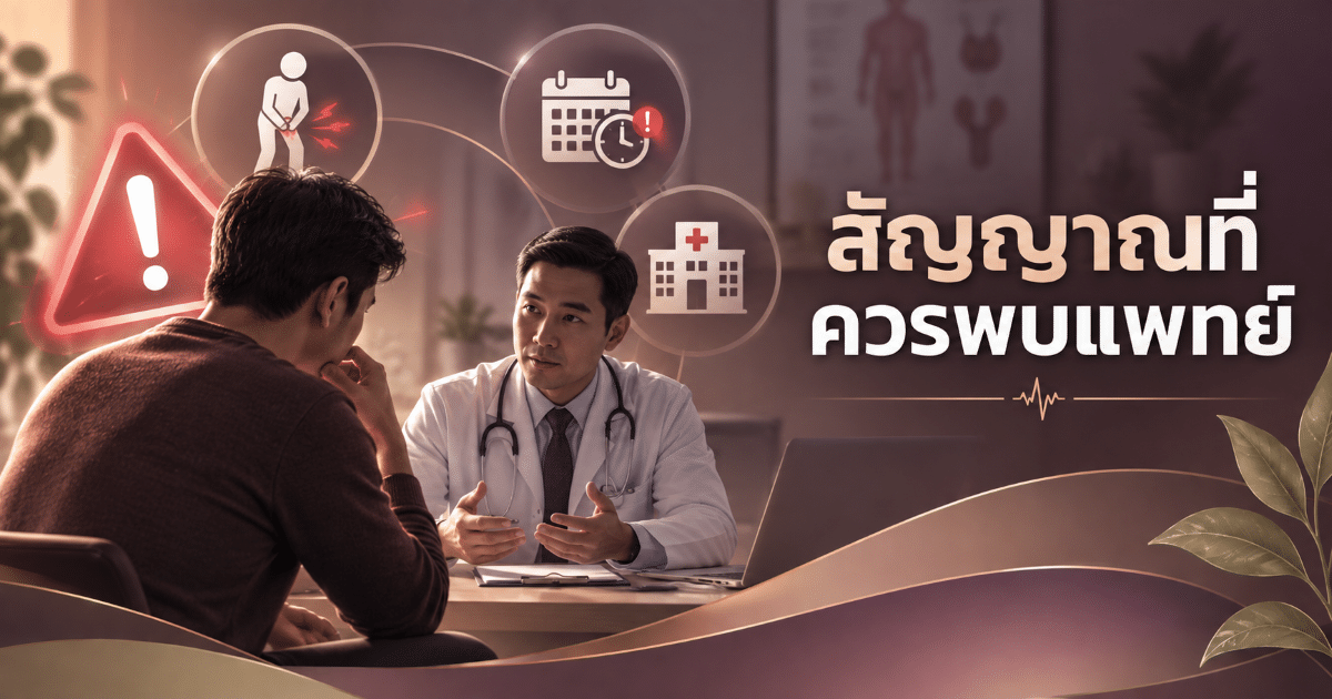 สัญญาณที่ควรพบแพทย์