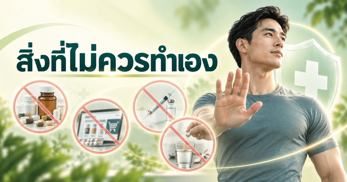 สิ่งที่ไม่ควรทำเอง