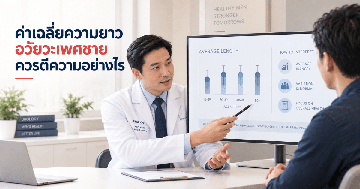 ค่าเฉลี่ยความยาวอวัยวะเพศชายควรตีความอย่างไร