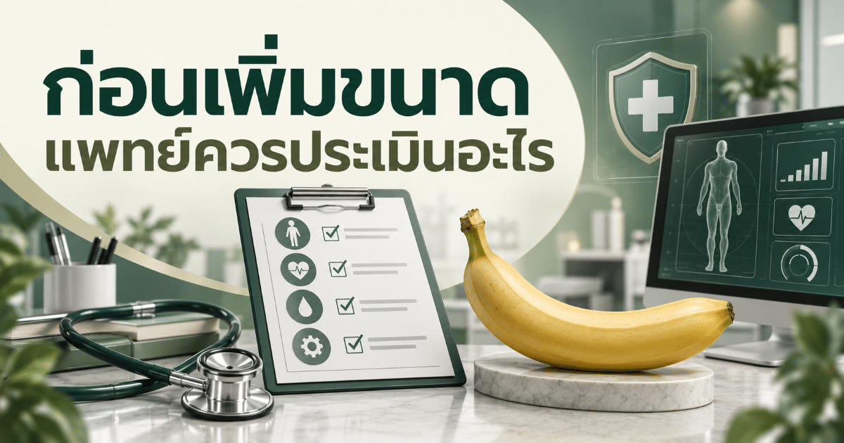 ก่อนเพิ่มขนาด แพทย์ควรประเมินอะไร