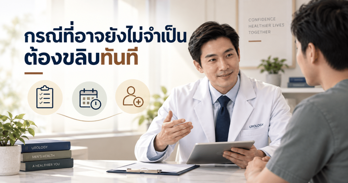 กรณีที่อาจยังไม่จำเป็นต้องขลิบทันที