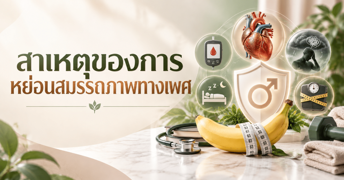 สาเหตุของการหย่อนสมรรถภาพทางเพศ