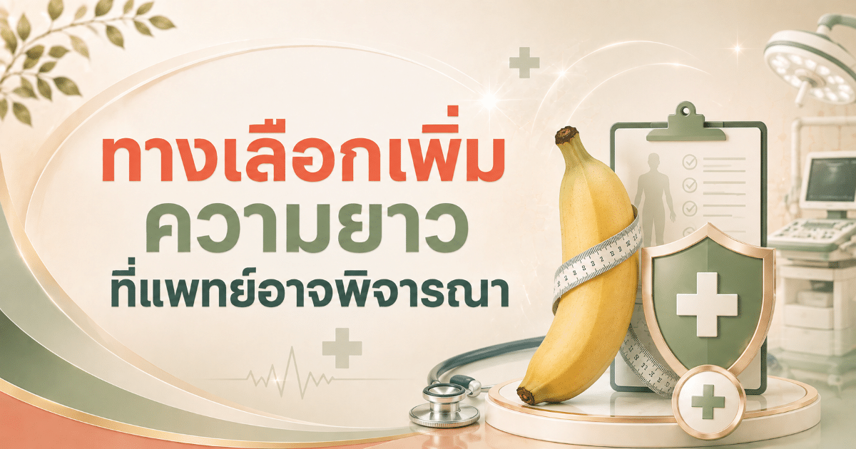ทางเลือกเพิ่มความยาวที่แพทย์อาจพิจารณา