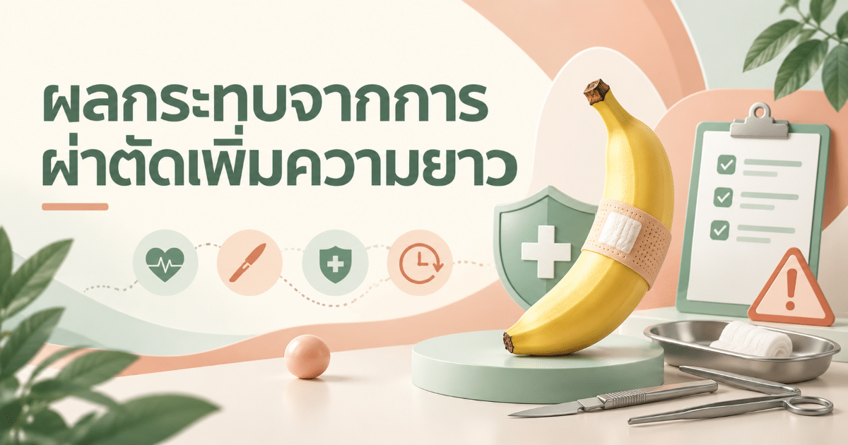 ผลกระทบจากการผ่าตัดเพิ่มความยาว