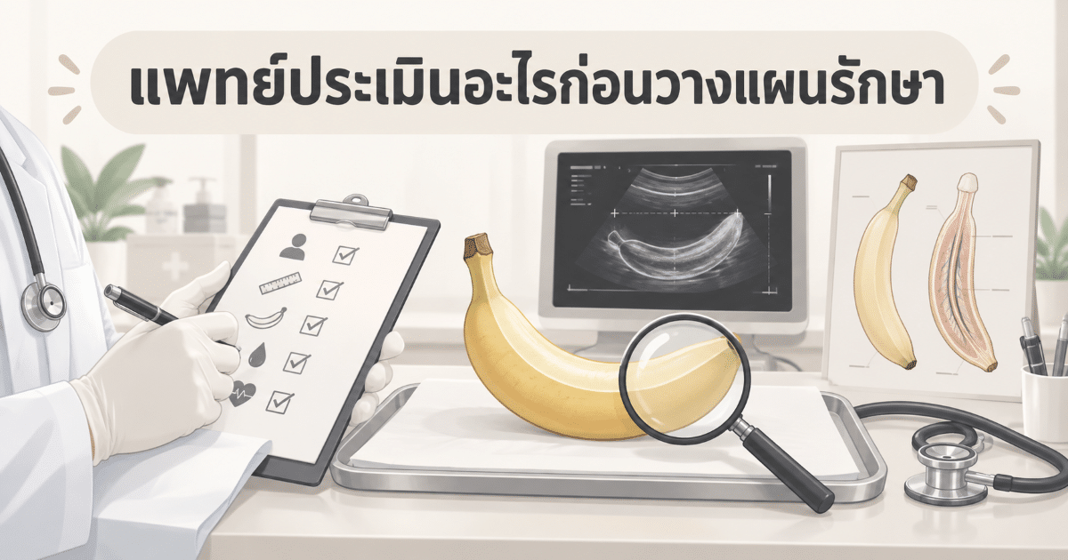 แพทย์ประเมินอะไรก่อนวางแผนรักษา