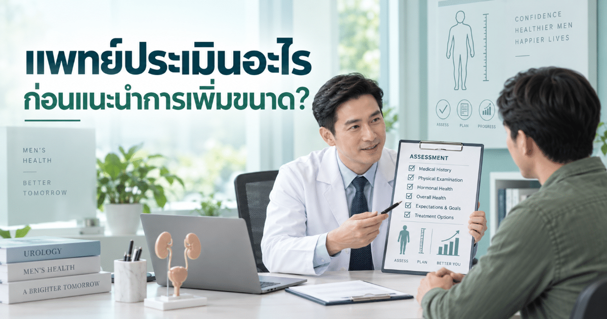 แพทย์ประเมินอะไรก่อนแนะนำการเพิ่มขนาด?