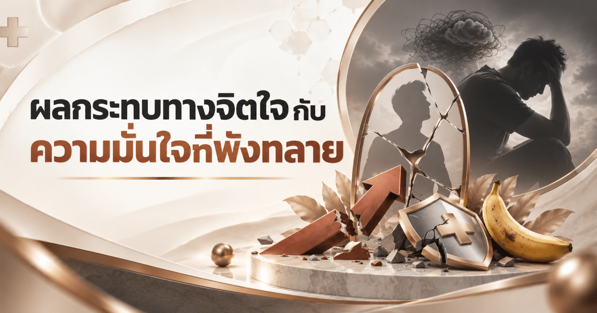 ผลกระทบทางจิตใจกับความมั่นใจที่พังทลาย