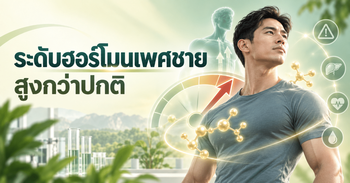 ระดับฮอร์โมนเพศชายสูงกว่าปกติ