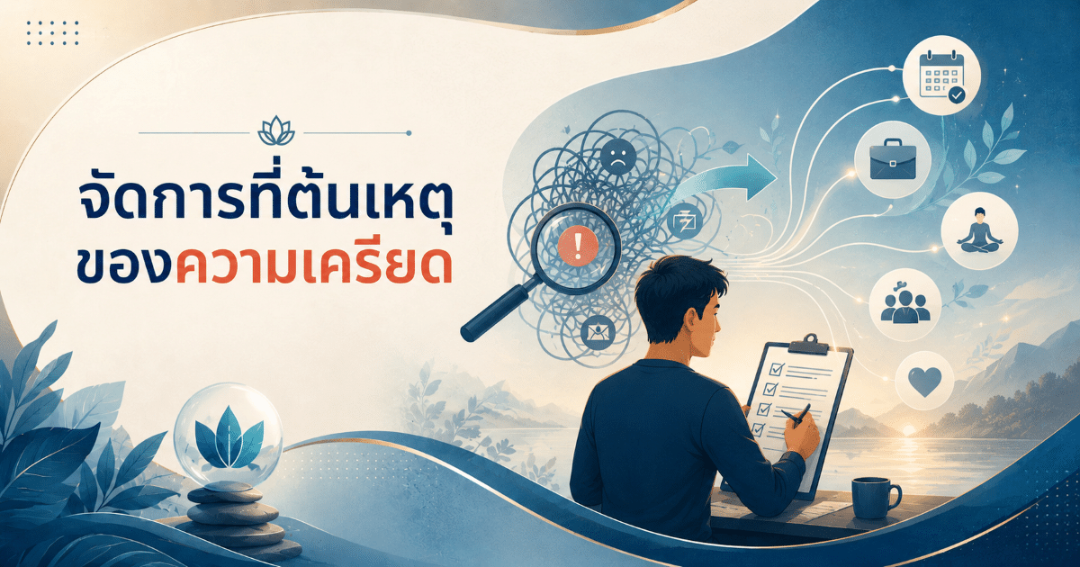 จัดการที่ต้นเหตุของความเครียด