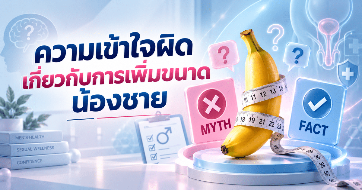 ความเข้าใจผิดเกี่ยวกับการเพิ่มขนาดน้องชาย