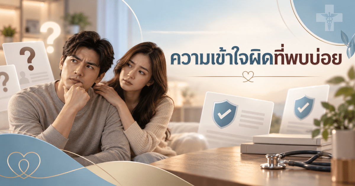 ความเข้าใจผิดที่พบบ่อย