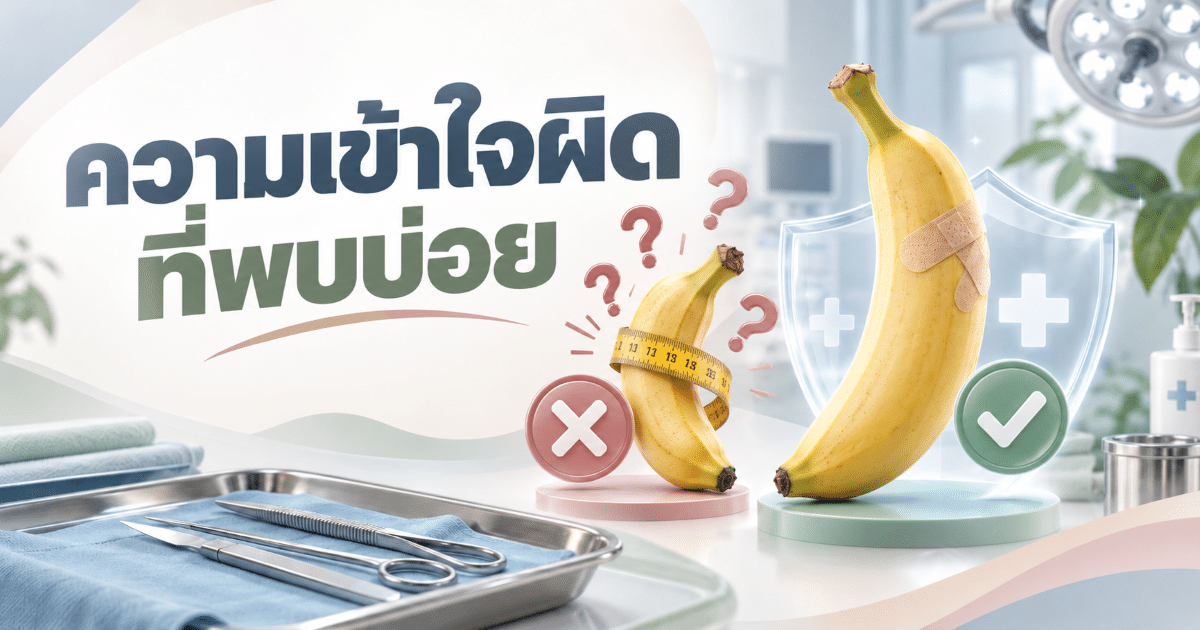 ความเข้าใจผิดที่พบบ่อย