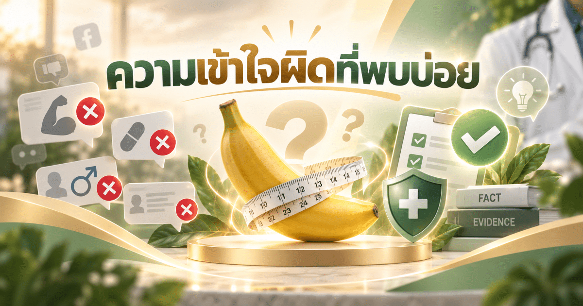 ความเข้าใจผิดที่พบบ่อย