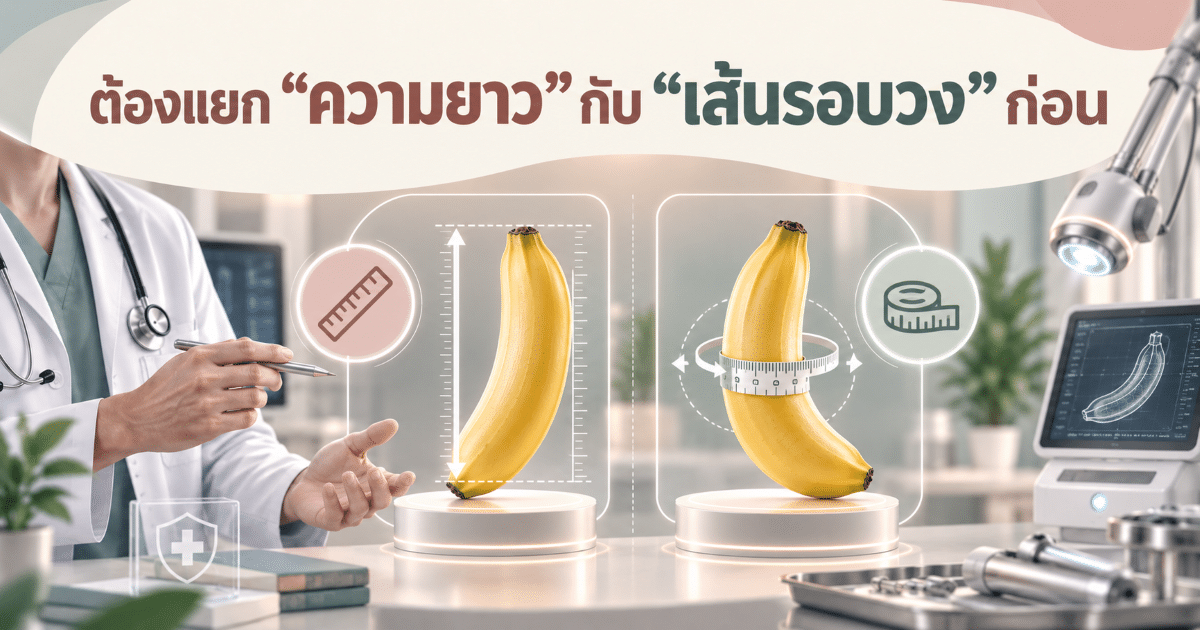 ต้องแยก “ความยาว” กับ “เส้นรอบวง” ก่อน