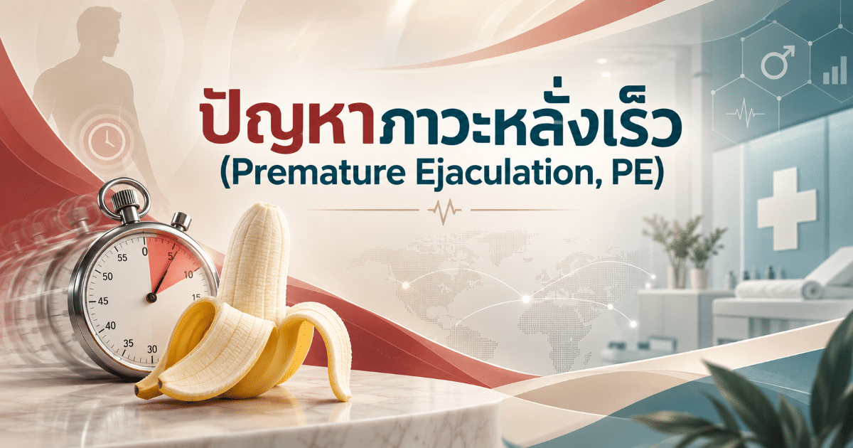 ปัญหาภาวะหลั่งเร็ว (Premature Ejaculation, PE)