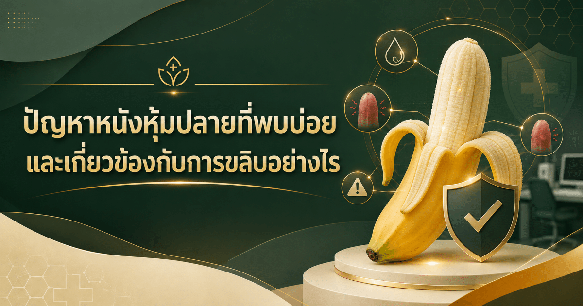 ปัญหาหนังหุ้มปลายที่พบบ่อย และเกี่ยวข้องกับการขลิบอย่างไร