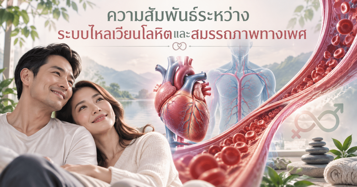 ความสัมพันธ์ระหว่างระบบไหลเวียนโลหิตและสมรรถภาพทางเพศ