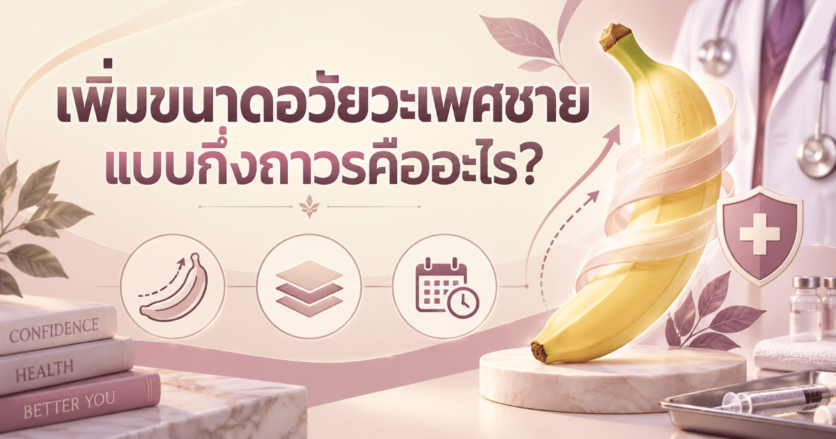 เพิ่มขนาดอวัยวะเพศชายแบบกึ่งถาวรคืออะไร?