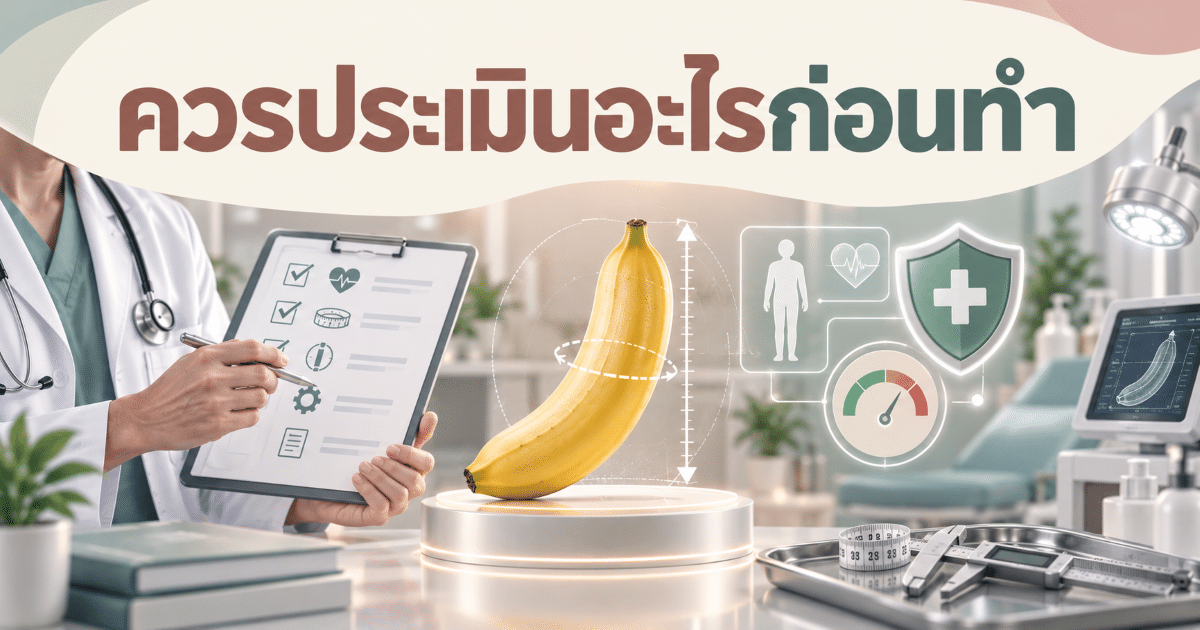 ควรประเมินอะไรก่อนทำ